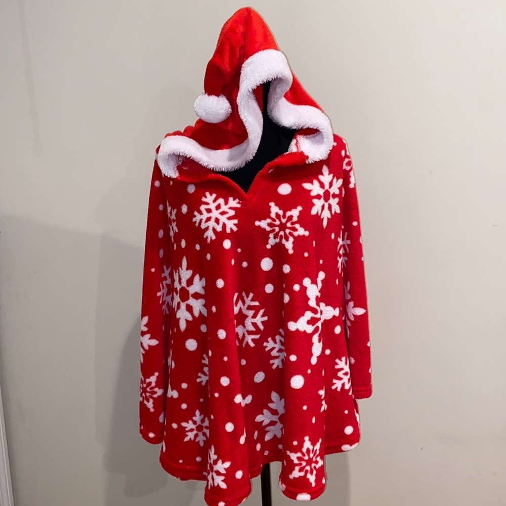 NWOT Fleece Christmas Parka